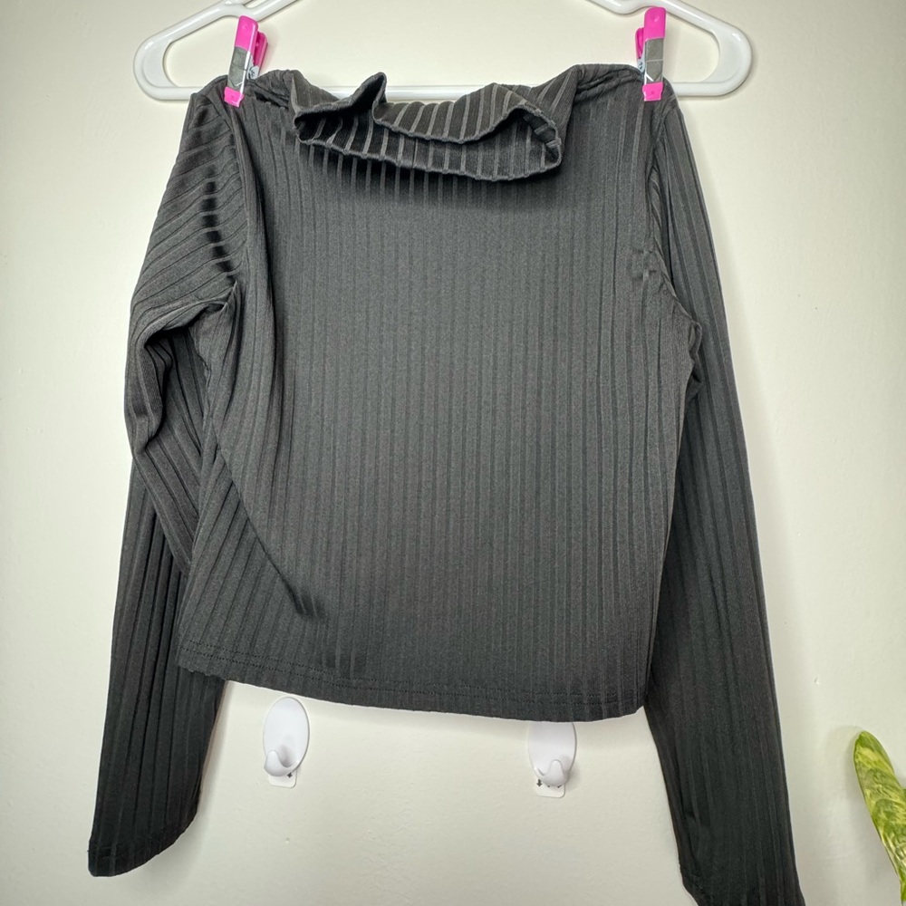 SHEIN Black blouse Fresh long sleeve Size 10 For girls